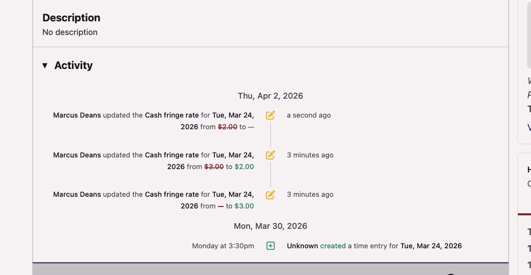 PWA Rate History