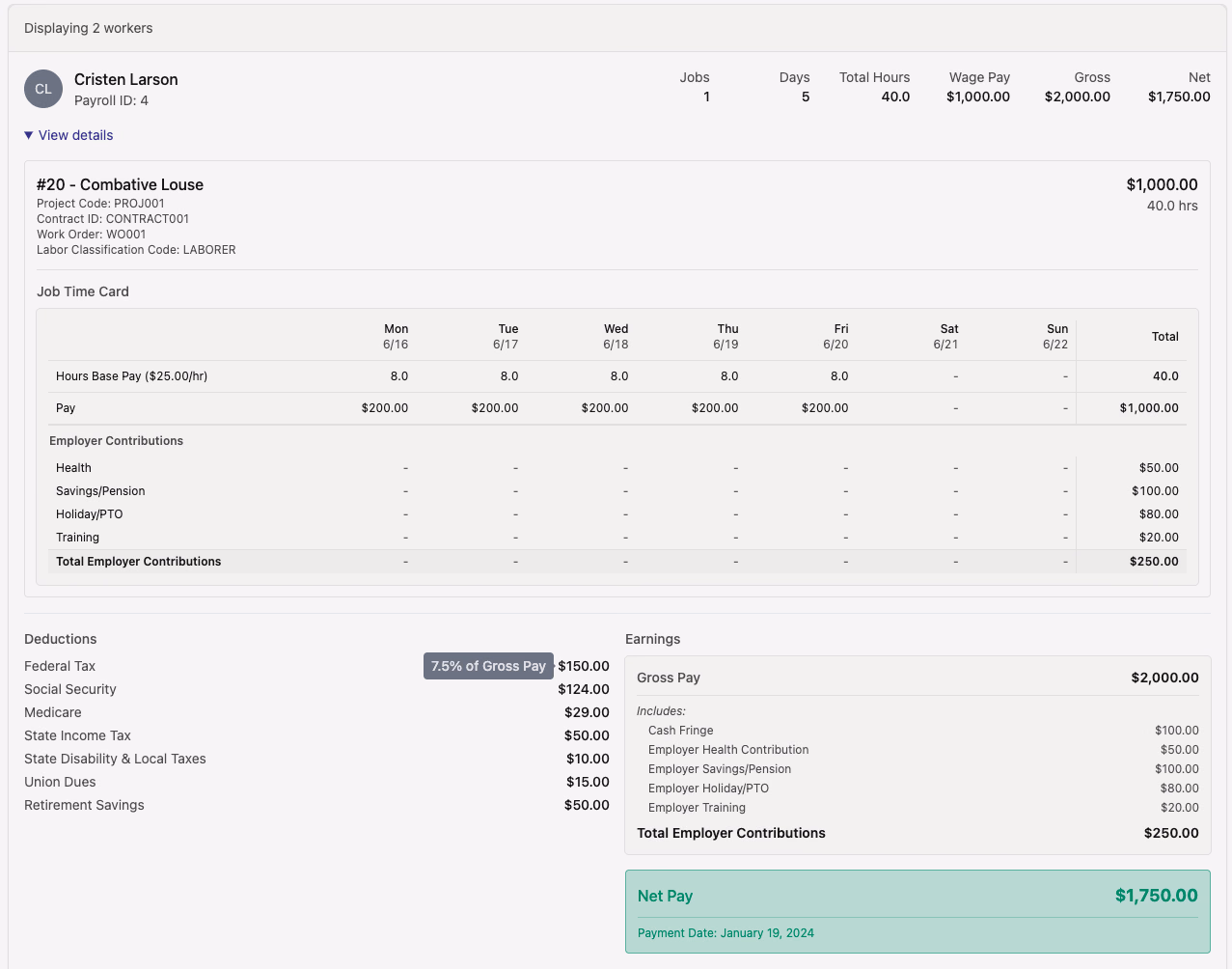 Wage and Hour Dashboard