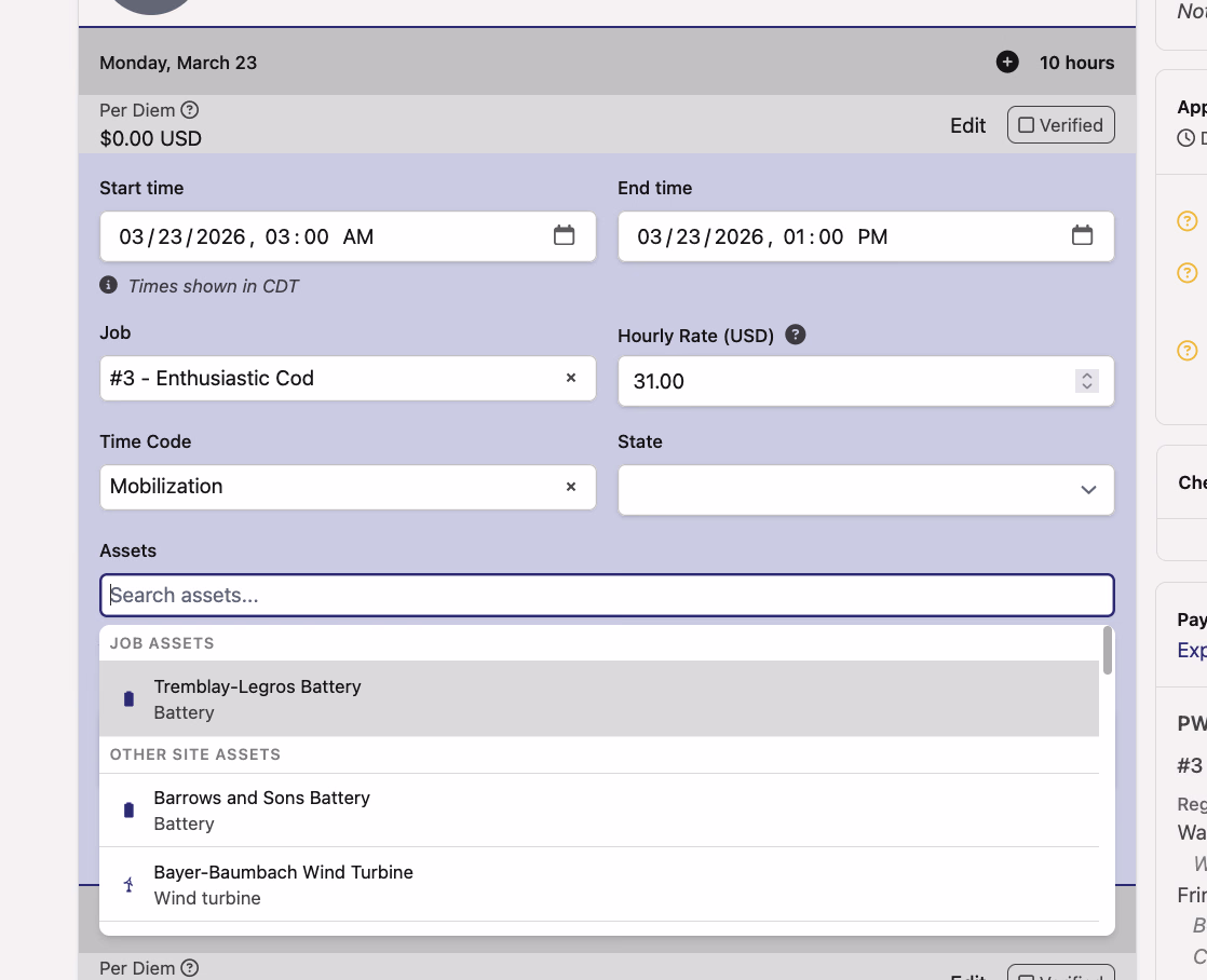 Grouped Asset Picker
