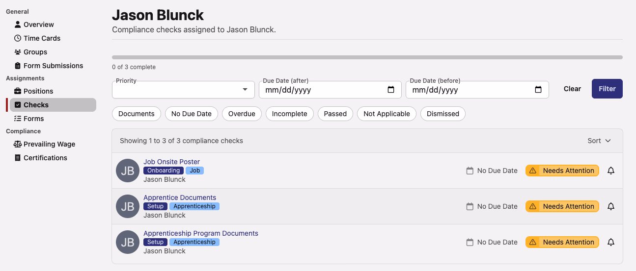 Reorganized User Views